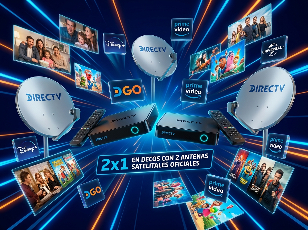 Pack DIRECTV 2x1 en Decos